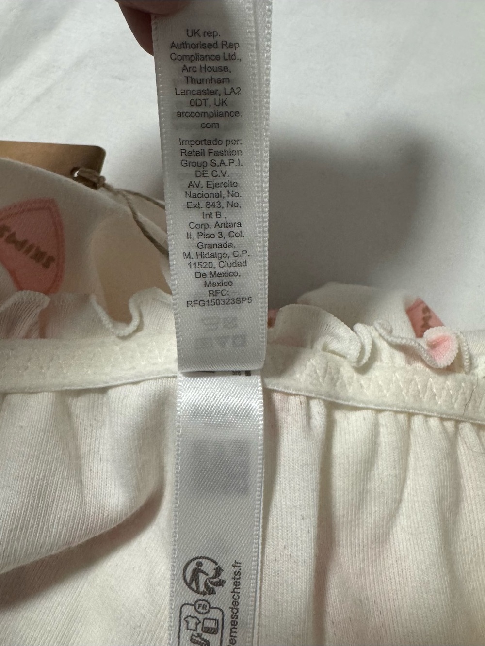 NWT SKIMS Pointelle XS Straight Leg Pajama Pants ONLY Snow Lace Hearts Print - Picture 12 of 14